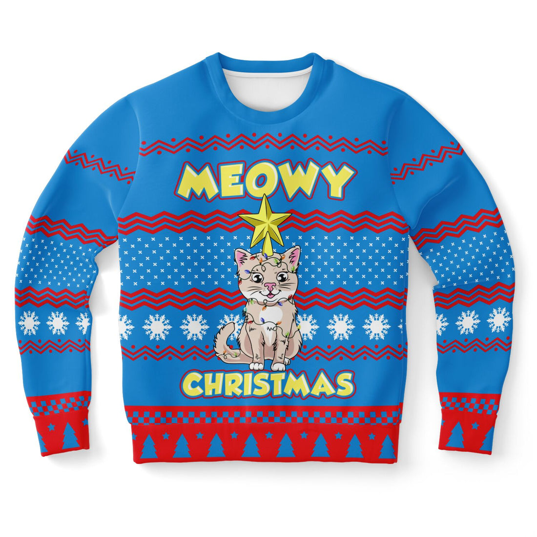 &quot;Meowy Christmas&quot; Holiday Sweatshirt